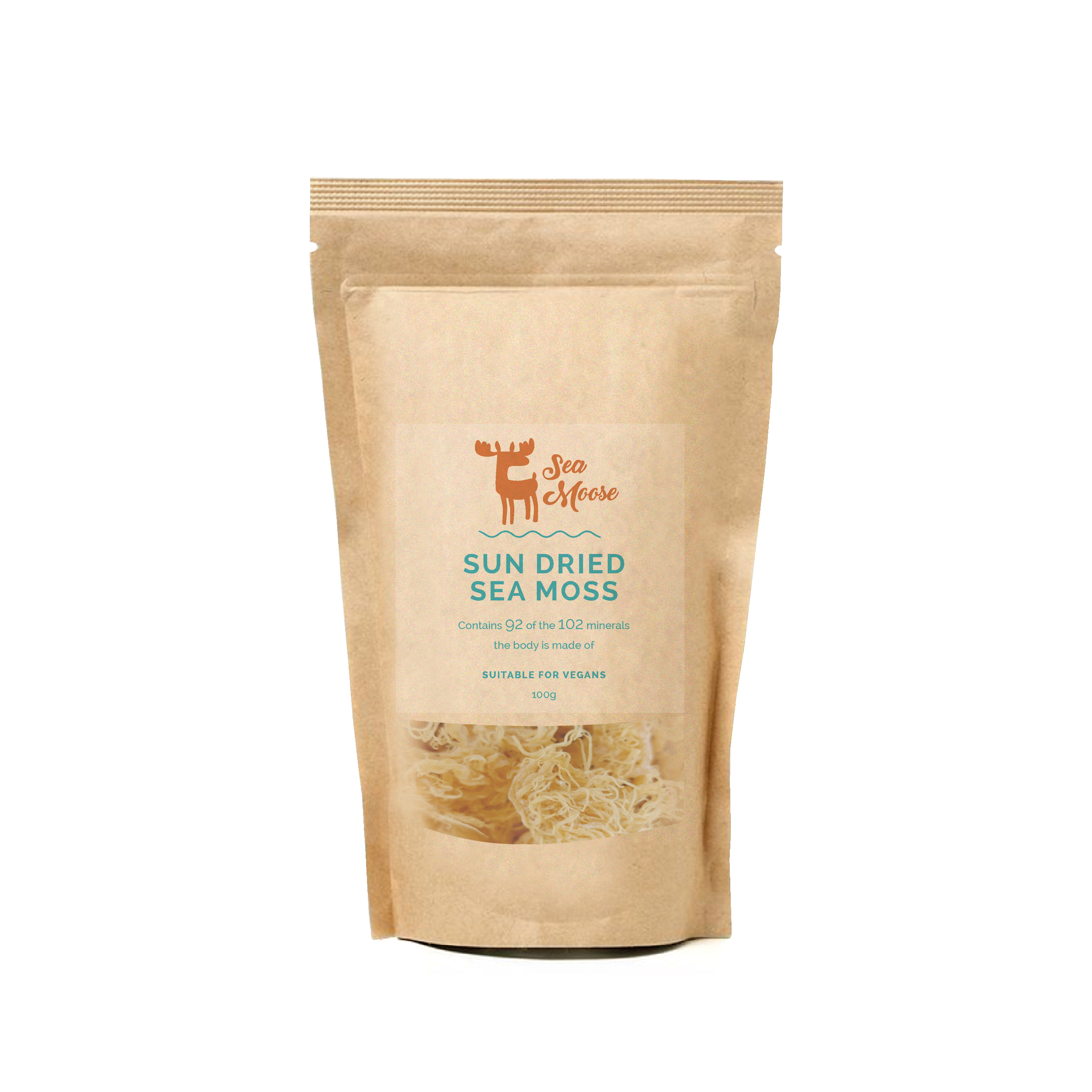 Sea Moss Gold, Premium (Dried No Salt Or Sand) — Duals Natural